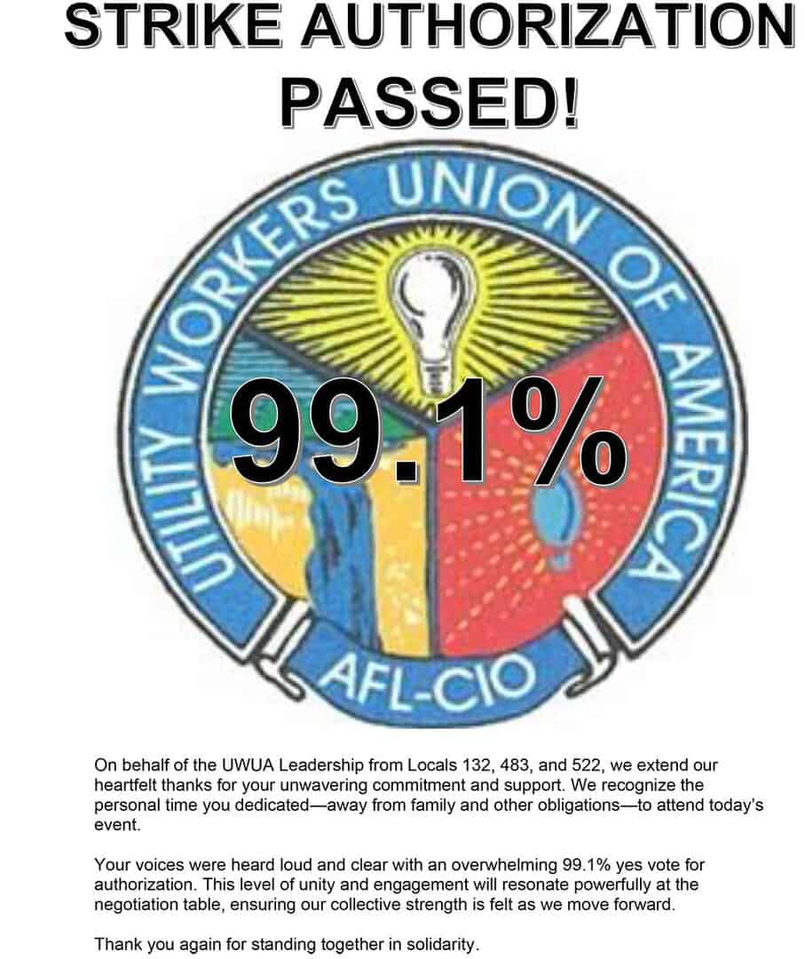 STRIKE AUTHORIZATION VOTE 9 22 24